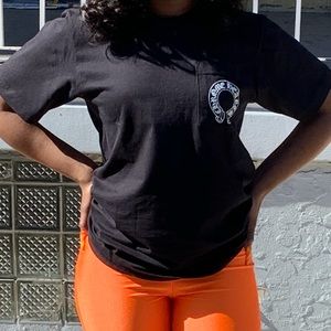 CH Malibu Floral Cross Short Sleeve T Shirt Black